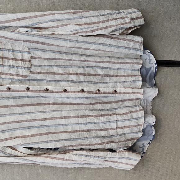 Aratta Silent Journey Button Down Shirt Size Small - Picture 8 of 15